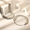Stainless Steel Chain Bracelets & Necklaces Sets for Women, Stainless Steel Color