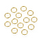304 Stainless Steel Open Jump Rings, Metal Connectors for DIY Jewelry Crafting and Keychain Accessories, Real 18k Gold Plated, 18 Gauge, 7x1mm, Inner Diameter: 5mm