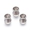 Tarnish Resistant 304 Stainless Steel Beads, Stainless Steel Color, 10x8mm, Hole: 8mm