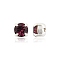 Preciosa® MAXIMA Crystal in Sew-On Cup, Czech Crystal, 719 35 021 Chaton(Round), Silver, 20050 Amethyst, SS16(3.8~4mm)