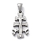 304 Stainless Steel Pendants, Caravaca Cross Charms, Anti-Tarnish, Stainless Steel Color, 23x13x2mm, Hole: 5.5x2.5mm