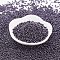 TOHO Japanese Seed Beads, Round, 11/0, (90) Metallic Amethyst Gun Metal, 2x1.5mm, Hole: 0.5mm, about 42000pcs/pound