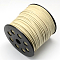 Faux Suede Cord, Faux Suede Lace, Light Goldenrod Yellow, 2.7x1.4mm, about 98.42 yards(90m)/roll