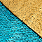 AHANDMAKER Sequin Fabric 1.6 Yards Sequins for Crafting Reversible Glitter Fabric Sequin Fabric by The Yard for Sewing Clothes Wedding Dress, Dark Turquoise
