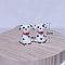 Lampwork Beads, Dog, White, 20mm, Hole: 2mm