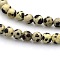 Round Natural Dalmatian Jasper Beads Strands, 4~4.5mm, Hole: 1mm, about 87~90pcs/strand, 15 inch