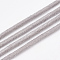 Faux Suede Cords, Faux Suede Lace, Rosy Brown, 3x3mm, about 10.93 yards(10m)/roll