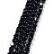 Natural Obsidian Beads Strands, Nuggets Tumbled Stone, 6.5~15x7~14x7~14mm, Hole: 1~1.4mm, about 32~33pcs/strand, 15.16~ 15.75 inch(38.5~40cm)