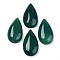 Natural Green Onyx Agate Cabochons, Teardrop, 28~29x15~17x6~9mm