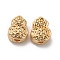 Brass Beads, Cadmium Free & Nickel Free & Lead Free, Gourd, Real 18K Gold Plated, 8x6x4mm, Hole: 1.6mm and 1.4mm