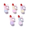 Opaque Cute Animal Resin Decoden Cabochons, Mixed Color, Rabbit, 16x8x7mm