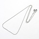 Женские ожерелья из нержавеющей стали 304 с цепочкой-коробкой STAS-O037-84P-2