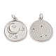 Латунные микро проложить кубического циркония подвески KK-M246-35P-1
