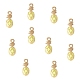 Кулоны с эмалью из латуни KK-SZ0005-65-1