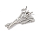 Подвески из латуни и кубического циркония KK-L216-062P-2