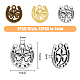 Подвески из сплава 48шт 3 цветов FIND-FH0006-78-2