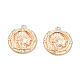 Подвески из латуни с прозрачным фианитом KK-N232-488-2