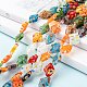 Ромб ручной MILLEFIORI стеклянные бусины X-LK-R004-48-5