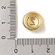 Подвески из латуни и прозрачного циркония с покрытием стойки KK-Z047-07G-Z-RS-3