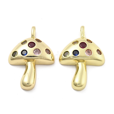 Латунные микро проложить кубического циркония подвески KK-U060-24G-1