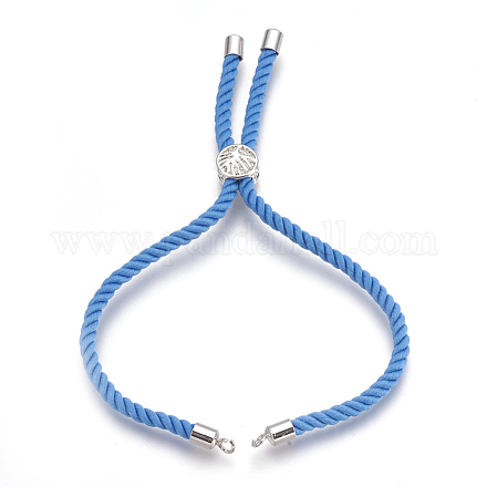 Изготовление браслетов из хлопка KK-F758-03E-P-1