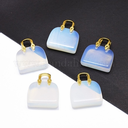 Подвески из опалитовой латуни KK-E274-01G-01-1