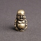 Brass Buddha Statue Display Decoration, for Home Office Desktop Feng Shui Decoration, Antique Bronze, 18.2x30mm