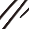 Braided Stainless Steel Cord, for DIY Craft, Textured Round, Coconut Brown, 3mm, about 32.81 Feet(10m)/Roll