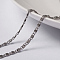 Tarnish Resistant 304 Stainless Steel Lumachina Chains, Unwelded, with Spool, Stainless Steel Color, 4.5x2x0.5mm, about 32.8 Feet(10m)/roll