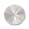 Non-Tarnish 304 Stainless Steel Pendants, Flat Round Charm, Stainless Steel Color, 42x1.5mm, Hole: 3mm