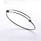 Tarnish Resistant Adjustable 201 Stainless Steel Expandable Bangles, Stainless Steel Color, 2-3/8 inch(6cm)