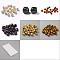 600Pcs 6 Styles,Dyed Natural Maple Wood Bead, Mixed Color, 11x12mm, Hole: 3~6mm, 100pcs/style