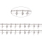 Brass Handmade Curb Chains, with Charms, with Spool, Long-Lasting Plated, Soldered, Platinum, 1.5x1.2x0.3mm, 6x2x2mm, about 32.8 Feet(10m)/roll