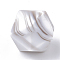 Food Grade Eco-Friendly Silicone Focal Beads, Icosahedron, WhiteSmoke, 16.5x16.5x16.5mm, Hole: 2mm
