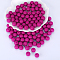 Round Silicone Focal Beads, Purple, 15mm, Hole: 2mm
