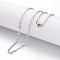 Non-Tarnish 304 Stainless Steel Necklace, Cable Chains, with Lobster Clasps, Stainless Steel Color, 19.69 inch(500mm), 2mm
