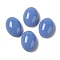 Glass Cabochons, Imitation Gemstone, Oval, Cornflower Blue, 18x13x6.5mm