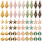 SUNNYCLUE 1 Box 78Pcs 6 Styles Beach Charm Summer Enamel Charms Bulk Colorful Metal Alloy Ocean Sea Themed Shell Conch Starfish Charm for Jewelry Making Charms Bracelet Necklace Earring DIY Crafts