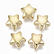CCB Plastic Beads, Star, Golden, 18x19x12mm, Hole: 1.2mm