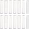 UNICRAFTALE 30pcs Rectangle Shape Stainless Steel Charms Stamping Blank Tag Pendants 40x9x1mm Blank Rectangle Dog Pet Tags for Pet Luggage Shop Door and Pendant Making, Hole 2mm