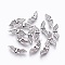 Tibetan Style Alloy Beads, Cadmium Free & Nickel Free &, Lead Free, Wing, Antique Silver, 21x6.5x2.5mm, Hole: 1.5mm, about 1005pcs/1000g