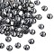 Preciosa® Crystal Hotfix Flatback Stones, Czech Crystal, Round(438 11 612 Chaton Rose VIVA 12 ®), 00030 260 NightFall, SS6(1.9~2.1mm)