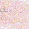 Glass Seed Beads, Round Hole, Peanut, Pink, 3.5x6x3.5mm, Hole: 0.8mm, about 4500pcs/pound