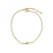 925 Sterling Silver Cubic Zirconia Link Bracelets, Cable Chains Bracelets for Women, Golden, Lightning Bolt, 6-3/4 inch(17cm)