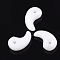 Natural White Jade Pendants, Magatama, 30x18x8~11mm, Hole: 3~4mm