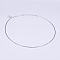 Tarnish Resistant 304 Stainless Steel Choker Necklaces, Stainless Steel Color, Inner Diameter: 13cm