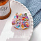 Cat Shape Claw Hair Clips, Cellulose Acetate Ponytail Hair Clip for Girls Women, Colorful, 50x42x41mm
