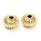 Brass Beads, Cadmium Free & Lead Free, Rondelle, Real 24K Gold Plated, 10x6.5mm, Hole: 2mm