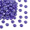 Preciosa® MAXIMA Crystal No Hotfix Flatback Stones, Czech Crystal, Lacquer Foiling, Round(438 11 615 Chaton Rose), 00030 425 Crystal Neon Violet, SS12(3~3.2mm)