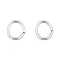 Non-Tarnish 304 Stainless Steel Jump Rings, Open Jump Rings, Oval, Stainless Steel Color, 6x4.5x0.7mm, 21 Gauge, Inner Diameter: 3x4.5mm